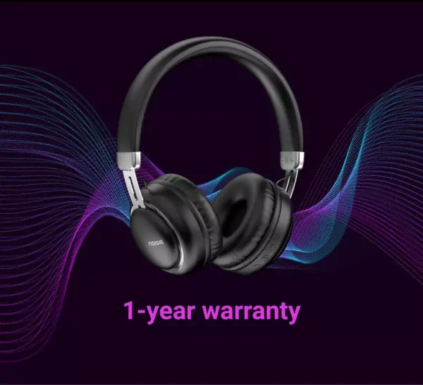 Noise Powr Headphones Bluetooth Wireless On Ear with Mic, 40mm Speaker Driver, 25Hr Playtime, Instacharge, Dual Pairing, True bass Technology | zopic