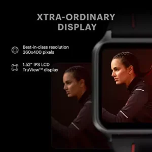 Noise X-Fit 1 (HRX Edition) Smartwatch Fitness Tracker with 1.52″(3.9cm) IPS TruView Display, Best in Class Resolution, 24*7 Heart Rate Monitor & 10 Day Battery