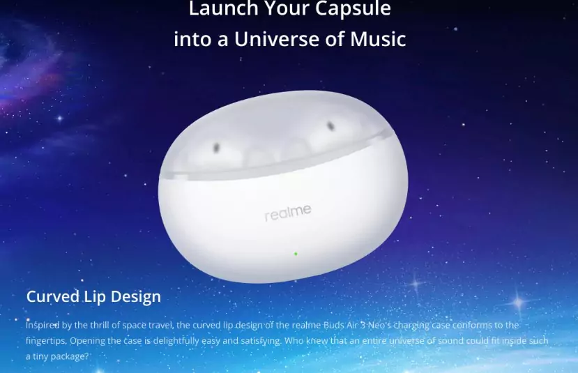 realme Buds Air 3 Neo TWS Earbuds with up to 30 H Playback & Fast Charge Bluetooth, 10mm Bass Boost Drivers, Dolby Audio, IPX5 Resistant, Gaming Mode | zopic