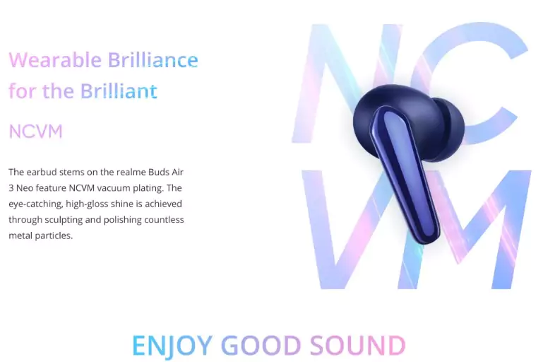 realme Buds Air 3 Neo TWS Earbuds with up to 30 H Playback & Fast Charge Bluetooth, 10mm Bass Boost Drivers, Dolby Audio, IPX5 Resistant, Gaming Mode | zopic