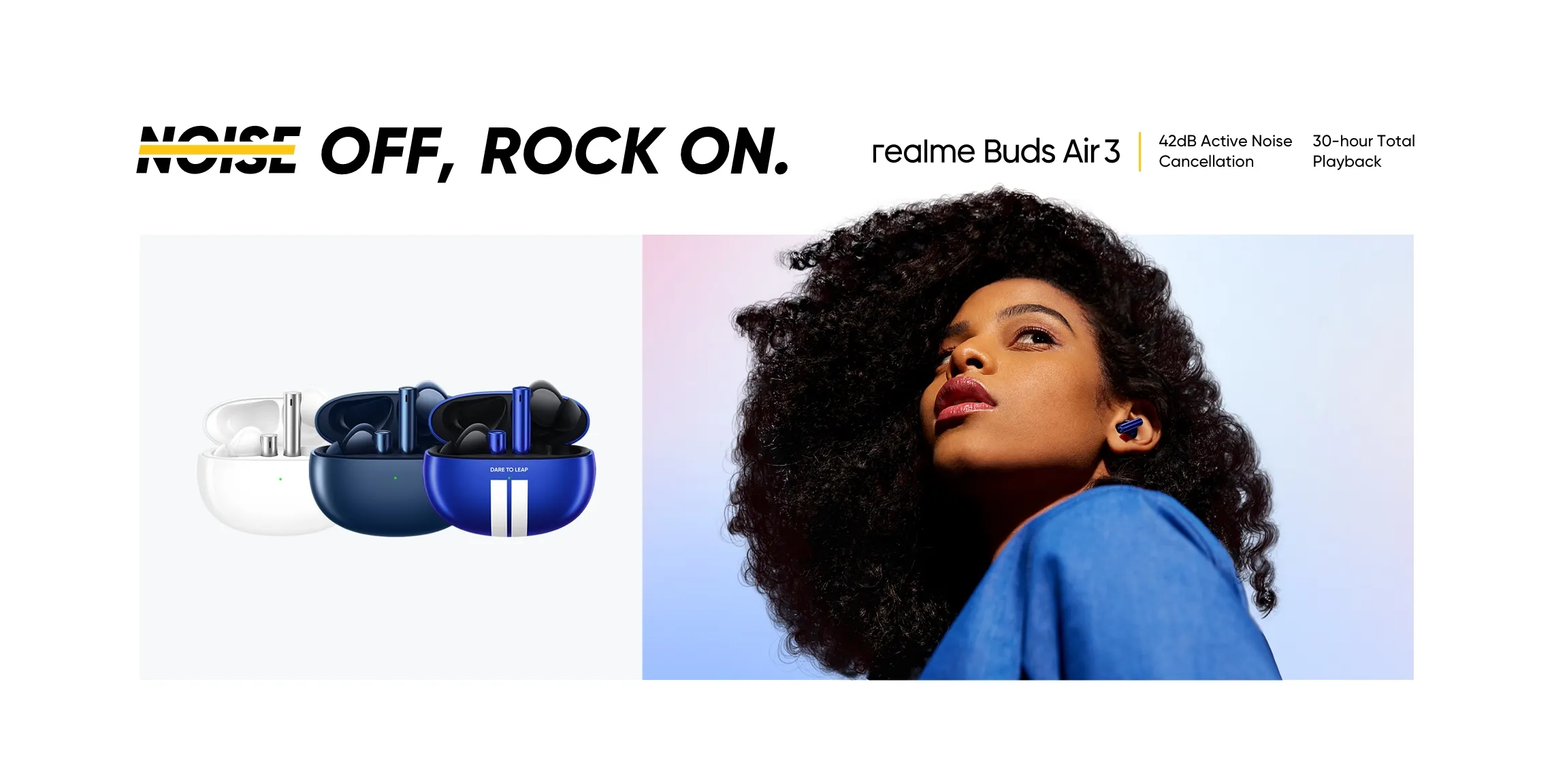 realme Buds Air 3 TWS Earbuds Battery 30 H Fast Charge & Active Noise Cancellation (ANC) Bluetooth Headset True Wireless, Charging time 1 H | zopic