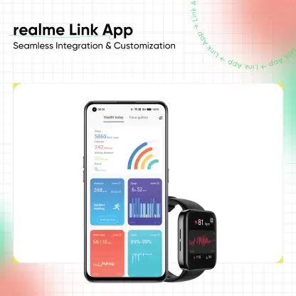Realme Watch 3 Bluetooth Calling Smartwatch, 1.8 inch Horizon Curved Display, Fitness & Outdoor, Battery Upto 7 Days, Premium looking High Screen to Body Ratio design | zopic