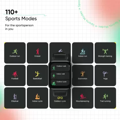 Realme Watch 3 Bluetooth Calling Smartwatch, 1.8 inch Horizon Curved Display, Fitness & Outdoor, Battery Upto 7 Days, Premium looking High Screen to Body Ratio design | zopic