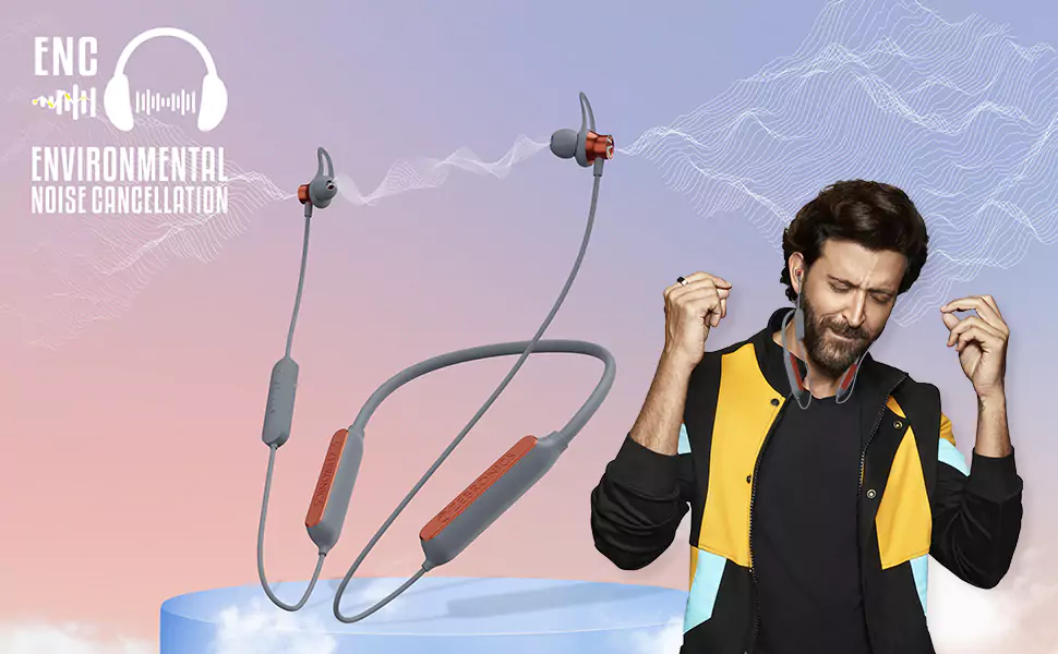 Zebronics Jumbo Neckband with 160H Playback, ENC, Gaming Mode, Fast Charging, 1000mAh Built-in Battery, Dual Pairing, Voice Assistant, BT v5.2 | zopic