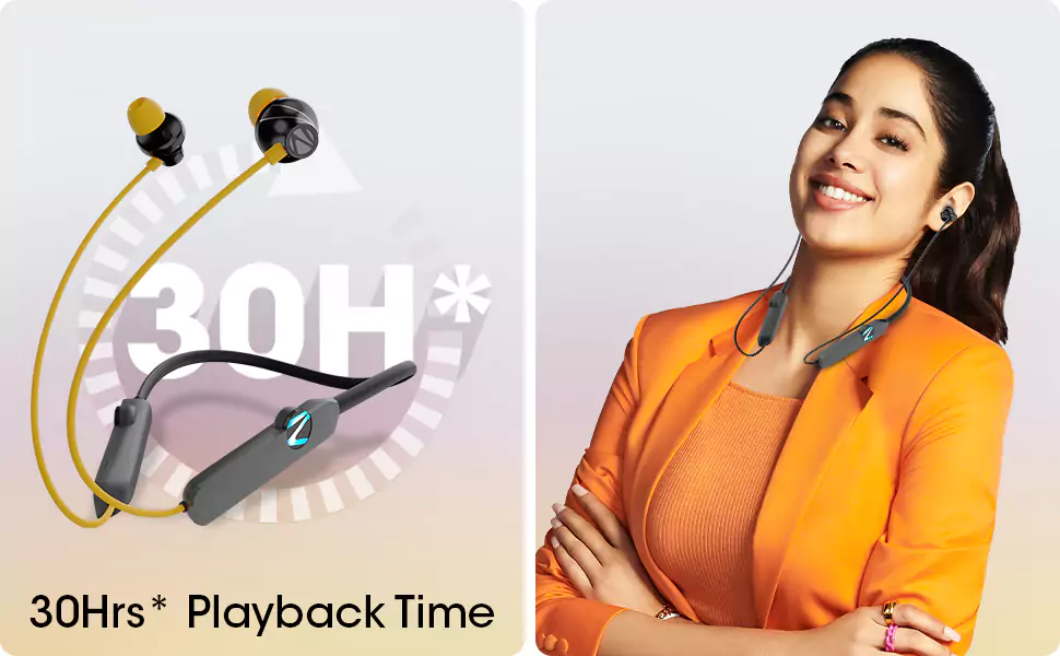 Zebronics Yoga N2 Neckband Bluetooth Wireless RGB with 30H Playtime, ENC Mic, Upto 50ms Gaming Mode, Powerful Bass, Voice Assistant, Dual Pairing | zopic