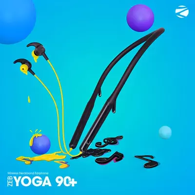 zebronics zeb yoga 90 plus neckband banner zopic