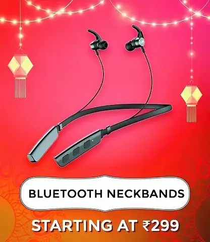 neckband earphones zopic festive sale diwali navratri offer banner