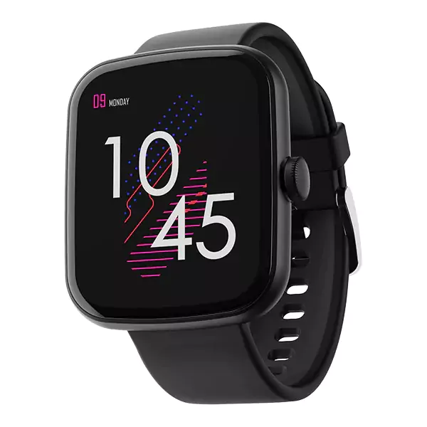 zopic boAt Wave Beat Smartwatch 1.69 inch Square HD Display 550 Nits Brightness Heart Rate and Blood Oxygen Monitoring Health Ecosystem with boAt Crest App Touchscreen Fitness & Outdoor Battery Runtime: Upto 7 days