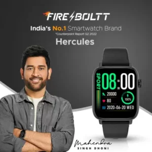 Fire-Boltt Hercules Smartwatch 1.83 Large Display, Bluetooth Calling with Voice Assist & Metal Body
