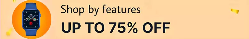 zopic shop by features smartwatch upto 75% off