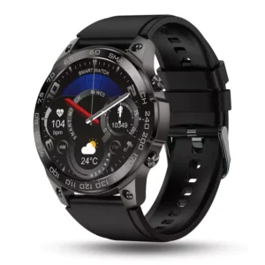 zopic Pebble Cosmos Endure black color 1.46" AMOLED Always-On Display Bluetooth Calling IP68 Waterproof Smartwatch 466*466