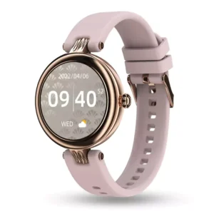 zopic Pebble Venus Smartwatch gold color for Women with Advance Bluetooth Calling, Multiple Sports Mode, Female Health Suite, Multiple Watch Faces, SPO2