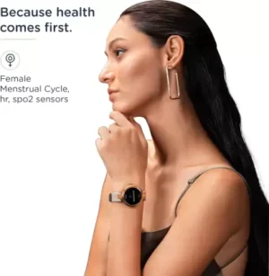 Pebble Venus Smartwatch for Women with Advance Bluetooth Calling, Multiple Sports Mode, Female Health Suite