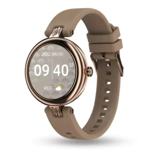 Pebble Venus Smartwatch for Women with Advance Bluetooth Calling (Brown Color), Multiple Sports Mode, Female Health Suite