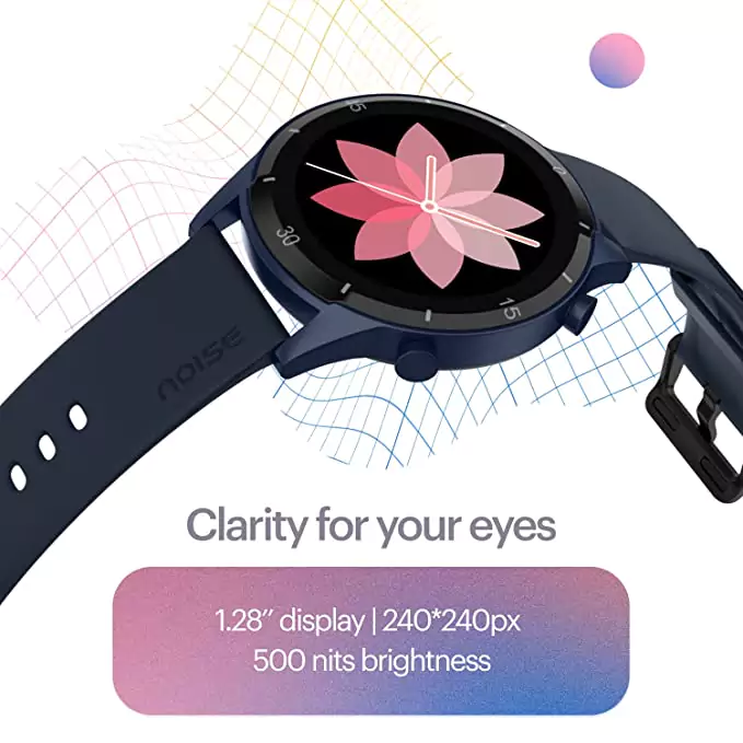 zopic Noise Agile 2 Buzz Bluetooth Calling Smart Watch with 1.28" TFT Display,Dual Button,in-Built Mic & Speaker,AI Voice Assistant, Health Suite,in-Built Games, 100 Watch Faces-(Jet Black)