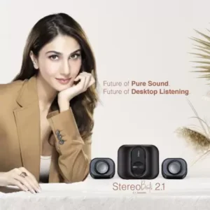 Fingers StereoBeats 2.1 Speaker 11 W Modern Design Cozy Looks (Black)