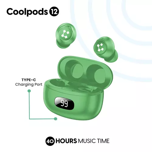Lyne CoolPods 12 earbuds (3) white color