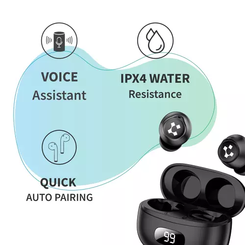 Lyne CoolPods 12 earbuds (3) white color