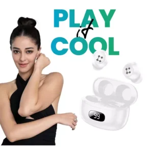 Lyne CoolPods 12 Earbuds Quick auto pairing, HD microphone, 40 hours playtime, IPX4 waer resistance
