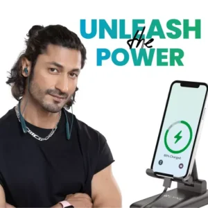 Lyne Powerbox 4 powerbank LED Battery Indicator, 5 in 1 Powerbank, 46 Hours Extra backup, 10000 mAh Battery Capacity