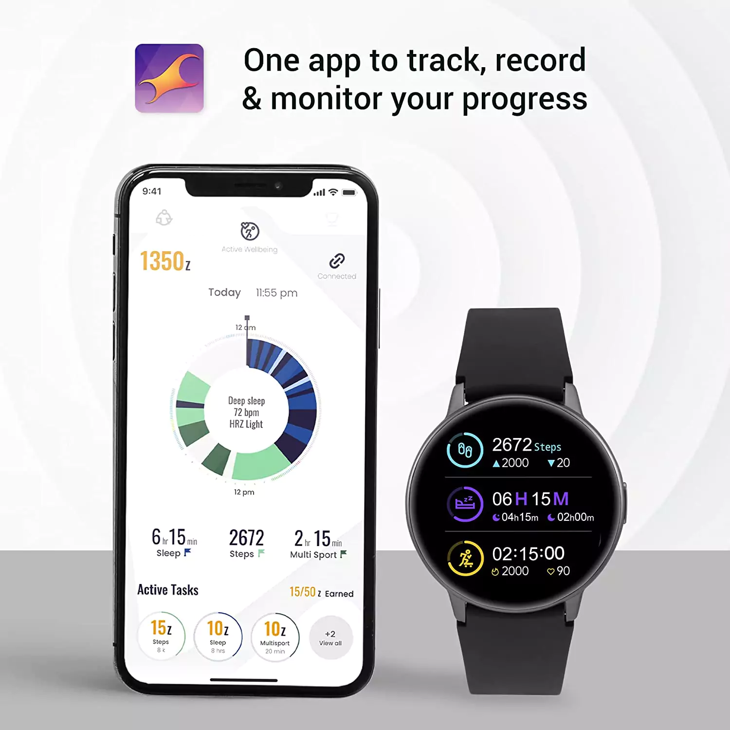 zopic Fastrack Reflex Play Smartwatch AMOLED Display Smart Watch with AODPremium Metallic BodyAnimated Watchfacesin-Built GamesBP & Sleep Monitor24x7 HRMSpO2Multiple Sports ModesUpto 7 Day Batte (3)