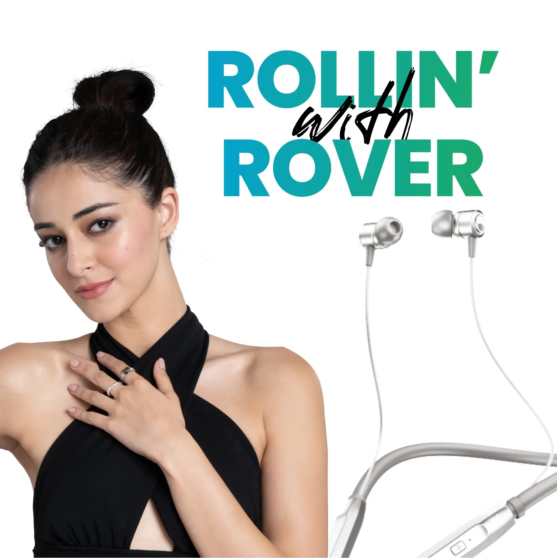 Lyne Rover 1 Neckband 25 Hours Playtime, Magnetic Buds, Dual Pairing, 10mm Drivers, Full Charge in 90 Min, Best Comfort