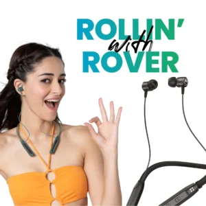 Lyne Rover 1 Neckband 25 Hours Playtime, Dual Pairing, 10mm Drivers,  Best Comfort