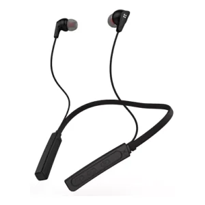 Lyne Rover 5 Neckband 30 Hours Playtime, Magnetic buds, dual pairing, 10mm drivers, 10m coverege black color
