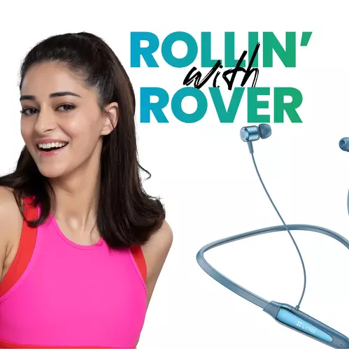 Lyne Rover 15 Neckband 24 Hours Playtime, Dual Pairing, 10mm Drivers, Best Comfort