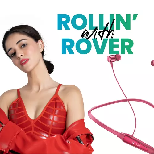 Lyne Rover 15 Neckband 24 Hours Playtime, Dual Pairing, 10mm Drivers, Best Comfort