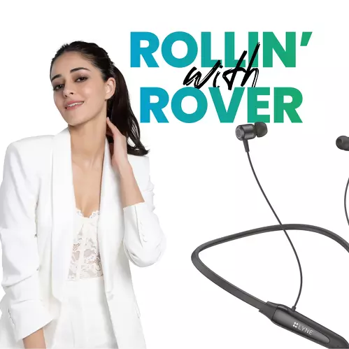 Lyne Rover 15 Neckband 24 Hours Playtime, Dual Pairing, 10mm Drivers, Best Comfort