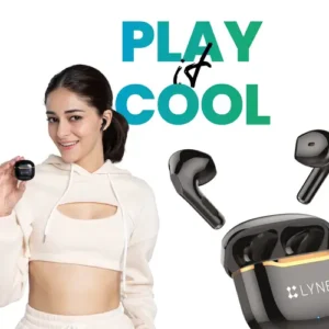 Lyne CoolPods 7 Earbuds Quick auto pairing, HD microphone, Type C port, 24 Hours Playtime