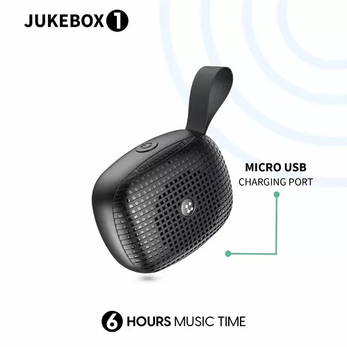 zopic lyne jukebox 1 speaker portable bluetooth small (1) 500x500, 6 Hours Music Time, 3W Output, TWS Function