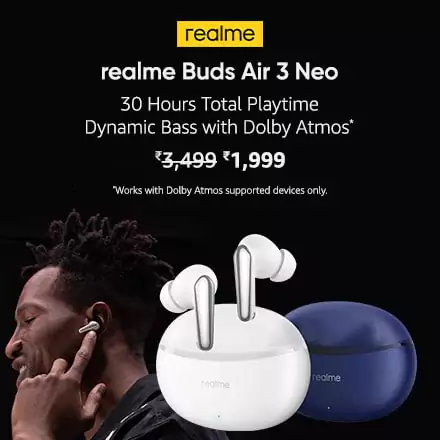 zopic realme buds air 3 neo earbuds shopping white black color blue best price wow