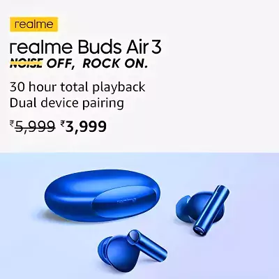 zopic-realme-earbuds-buds-air-3-blue-black-white-color-banner earphones