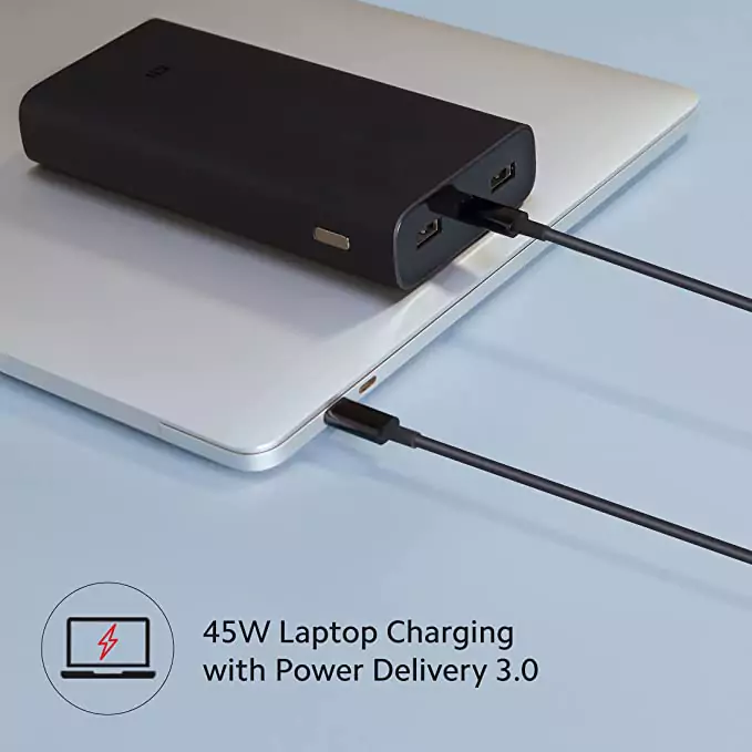 zopic MI Powerbank Hypersonic 20000mAh 50W black color