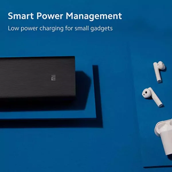 zopic Mi Powerbank Boost Pro 30000mAh with black color 18W Fast Charging | Power Delivery 3.0 | 24W Fast Recharging | Triple Output Port | Dual Input with Type C |16 Layer Protection (Black)