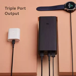 Mi Powerbank Boost Pro 30000mAh with 18W Fast Charging | Power Delivery 3.0 | 24W Fast Recharging | Triple Output Port | Dual Input with Type C |16 Layer Protection (Black)
