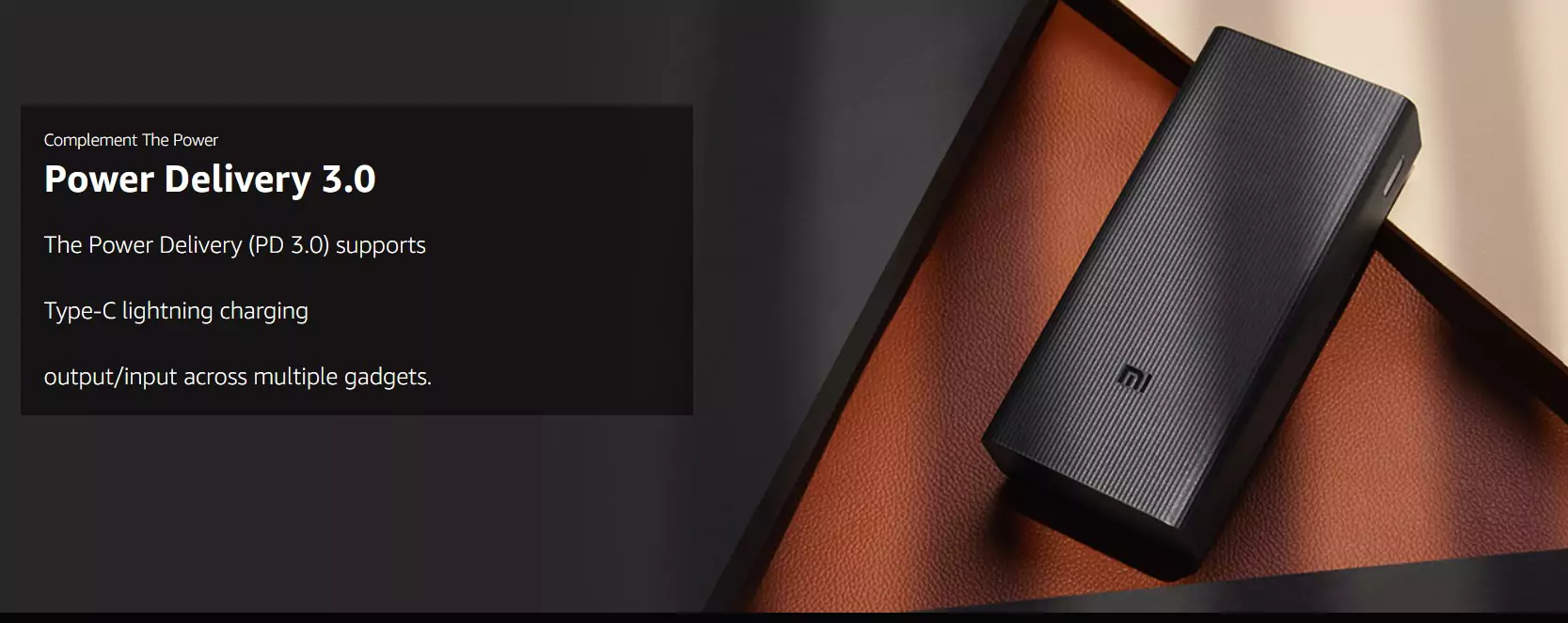 zopic Mi Powerbank Boost Pro 30000mAh with black color 18W Fast Charging | Power Delivery 3.0 | 24W Fast Recharging | Triple Output Port | Dual Input with Type C |16 Layer Protection (Black)