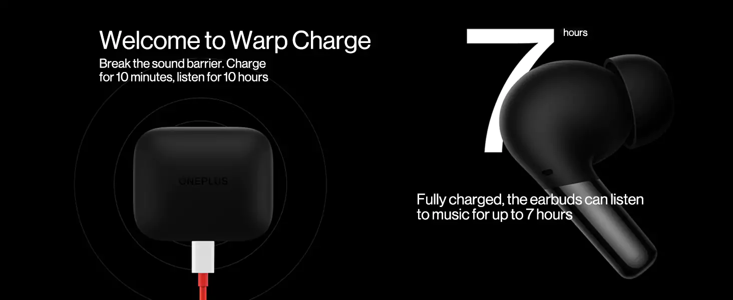 zopic OnePlus Buds Pro Earbuds Bluetooth Truly Wireless in Ear with mic, Smart Adaptive Noise Cancellation, 10 Minutes Warp Charge, Upto 38 Hours Battery, Zen Mode, Bluetooth 5.2v