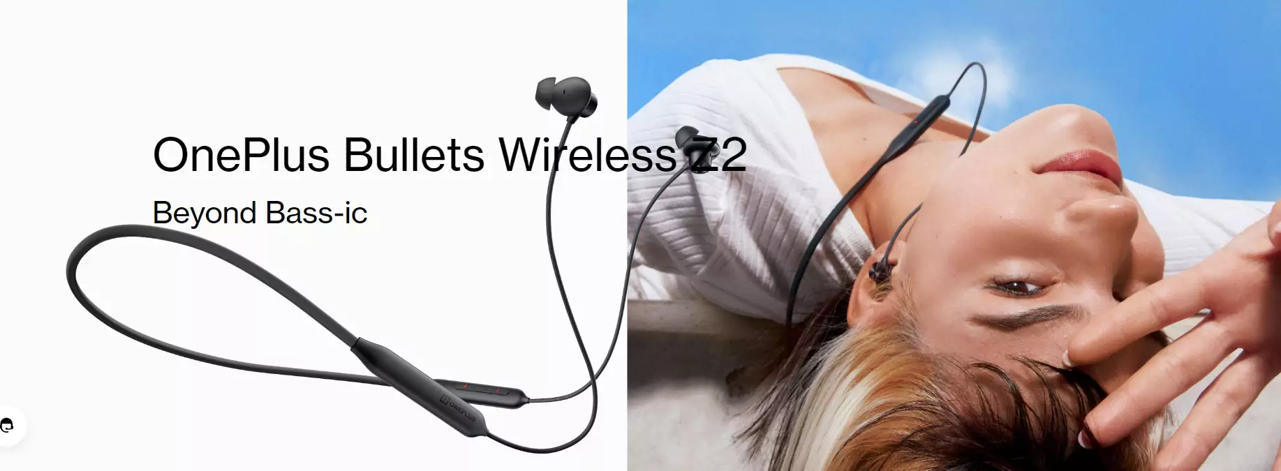 zopic OnePlus Bullets Z2 Neckband Bluetooth Wireless in Ear Earphones with Mic, Bombastic Bass - 12.4 Mm Drivers, 10 Mins Charge - 20 Hrs Music, 30 Hrs Battery Life