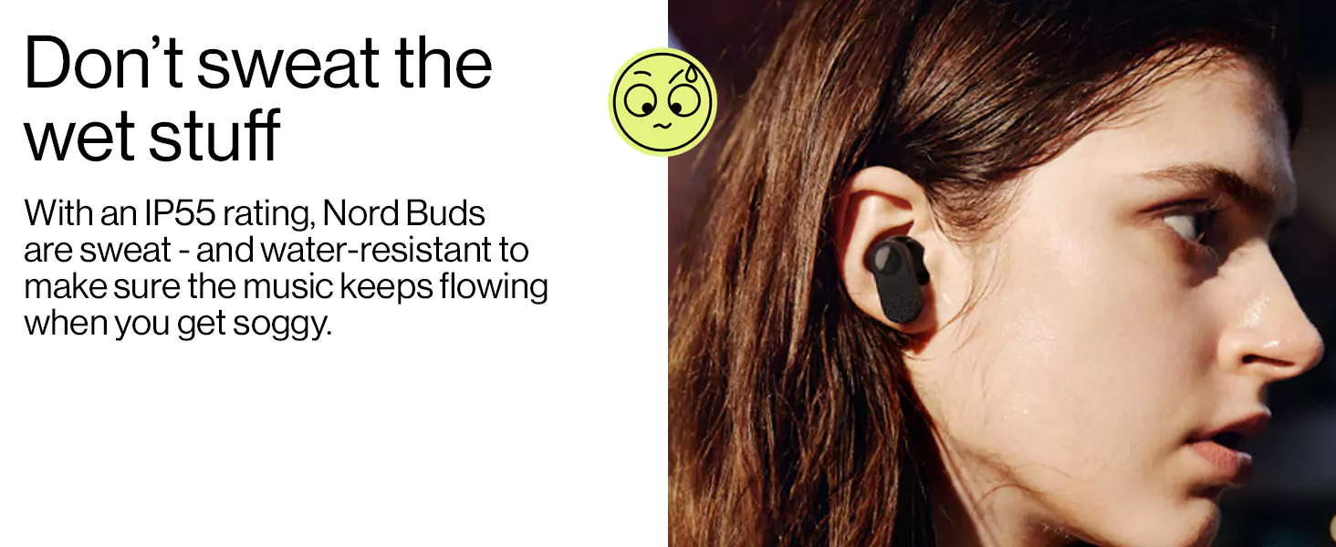Zopic OnePlus Nord Buds Earbuds blue color True Wireless in Ear with Mic, 12.4mm Titanium Drivers, Playback:Up to 30hr case, 4-Mic Design + AI Noise Cancellation, IP55 Rating, Fast Charging
