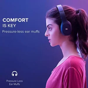 Mi Super Bass Headphones On Ear Bluetooth 20 Hours Of Playtime with Super Powerful bass with Microphone