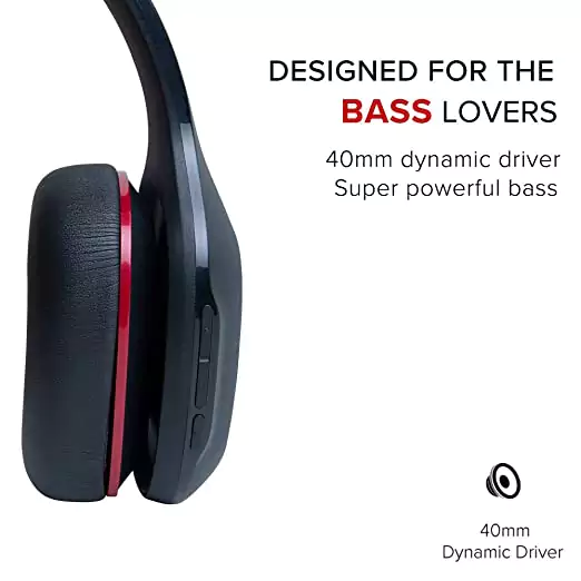 zopic Mi Super Bass On Ear Bluetooth Headphones with Super Powerful bass with Microphone