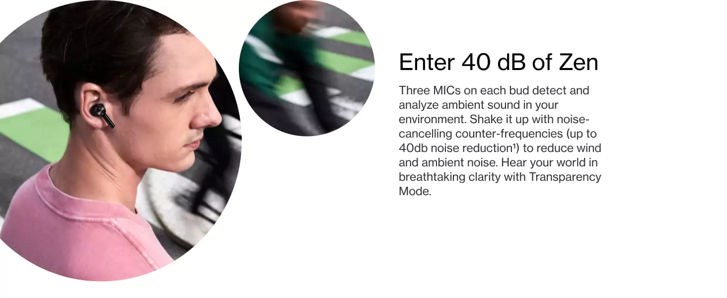 zopic OnePlus Buds Z2 Earbuds black color Bluetooth Truly Wireless in Ear with mic, Active Noise Cancellation, 10 Minutes Flash Charge & Upto 38 Hours Battery