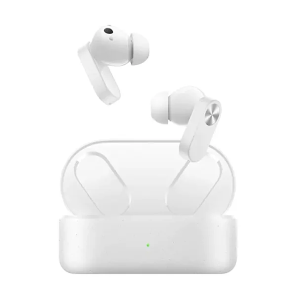 zopic OnePlus Nord Buds 2 Earbuds white color True Wireless in Ear with Mic, Upto 25dB ANC 12.4mm Dynamic Titanium Drivers, Playback:Upto 36hr case, 4-Mic Design, IP55 Rating, Fast Charging