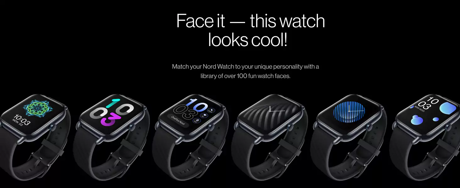 zopic OnePlus Nord Smartwatch black color with 1.78” AMOLED Display, 60 Hz Refresh Rate, 105 Fitness Modes, 10 Days Battery, SPO2, Heart Rate, Stress Monitor, Women Health Tracker & Multiple Watch Face