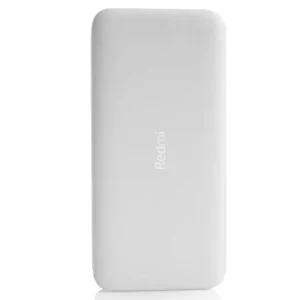 zopic Redmi 20000mAh white color Powerbank, USB Type C, Micro USB Ports, Dual USB Output, 18W Fast Charging, Low Power Mode