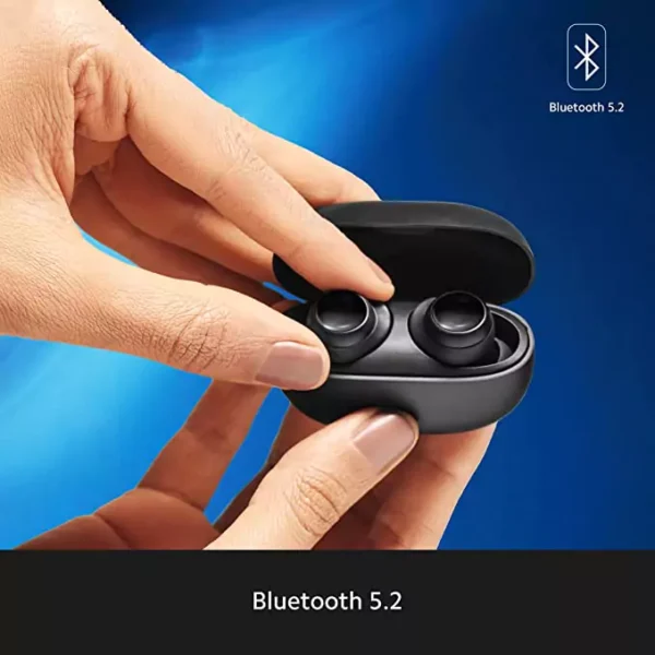 Redmi Buds 3 Lite, True Wireless in Ear Earbuds with Mic, Bluetooth 5.2,IP54 Splash Resistant, Ultra-Light,Fast Charging & Up to 18 Hours Playback, New Lock-in Design, Quick Touch Response (Black)