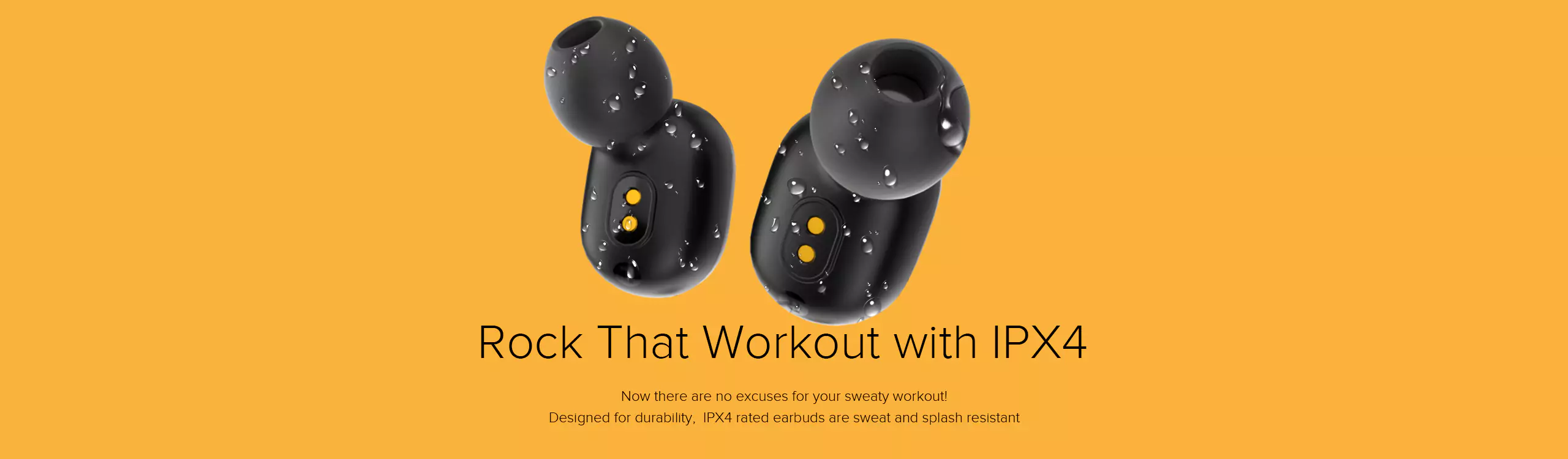zopic Redmi Earbuds 2C Truly Wireless in black color Ear Earbuds with Mic, Bluetooth 5.0, Up to 12 Hours Playback, IPX4 Splash & Sweat Proof, Light Weight, Touch Control & Supports Voice Assistance